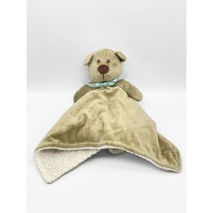 Piccolo Bambino Teddy Bear Security Blanket Lovey Soother Plush Beige Brown